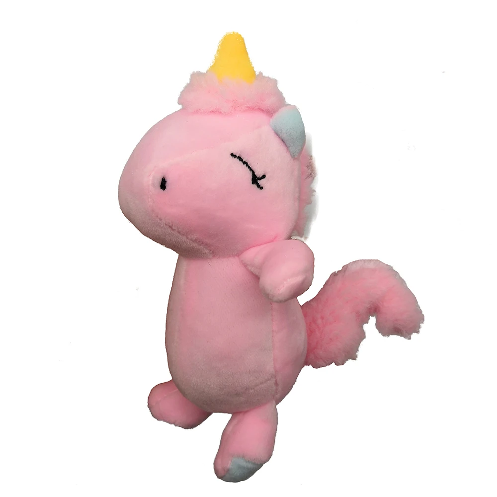 Unicorn Keychain Plush Toys For Children Horse Key Holder Alloy Ring Girls Gift | Игрушки и хобби
