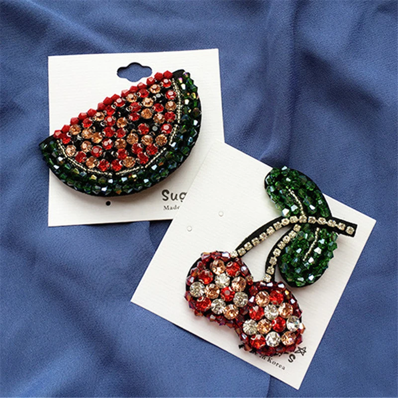 DoreenBeads брошь с вишневым арбузом значки фруктами детский женский костюм рубашка