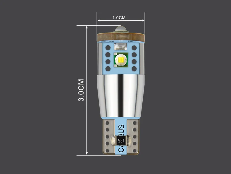 NAO T10 светодиодный CANBUS CREE W5W светодиодный лампы без ошибок чип салона светильник ксенон белый 6000K Высокое Мощность 3W 194 168 лампы 12V 24V