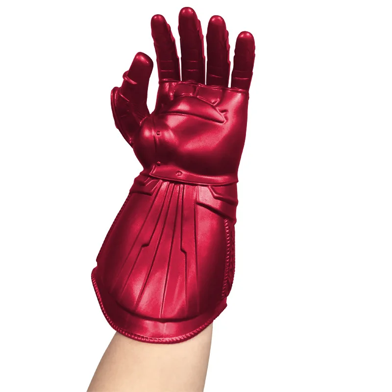 Avengers Endgame Marvel Thanos Gloves Cosplay Arm Avengers Iron Man Infinity Gauntlet Tony Stark Plastic LED Glove Kid Child Toy