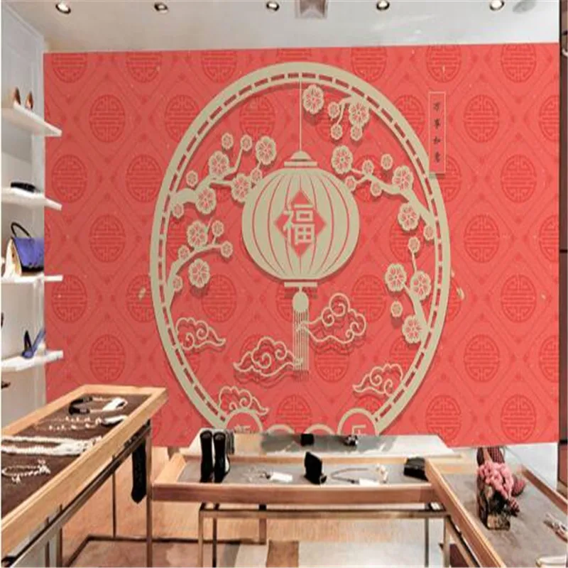 Chinese Style Wallpapers for Walls 3D Sparkle Silver Non Woven Wall