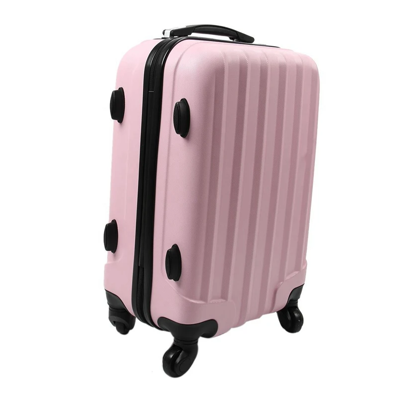 4 колеса тележки чемодан - Цвет: Pink
