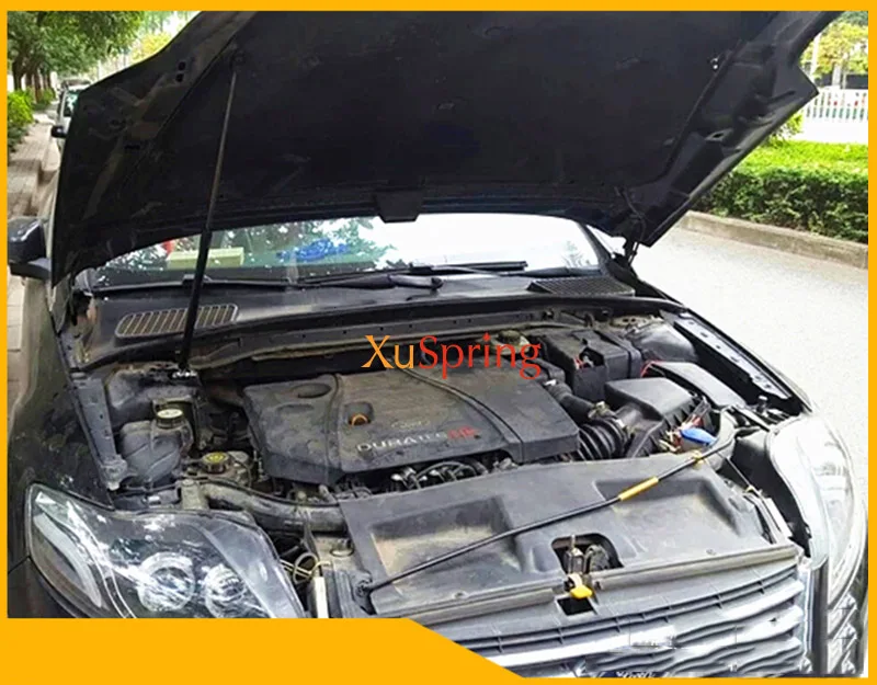 Для ford mondeo 2007- mk4 mk5 автомобильный чехол для двигателя стойки для подъемной опоры пружинный кронштейн гидравлический стержень аксессуары для стайлинга автомобилей