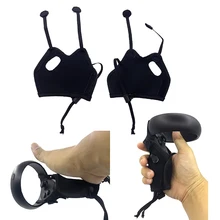 Защитная крышка рукава для Oculus Quest/Rift S VR Touch контроллер анти-потеря высокой поглощения пота противоскользящее покрытие ручки