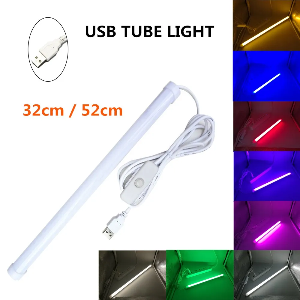 Usb Led Tube Light 5v 2835 Smd Led Lamp 52cm Rigid Strip Light Bulb Bar Reading Book Desk Night Light Closet - Led Bulbs & Tubes - AliExpress