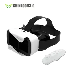 VR Shinecon 3.0 Helmet Cardboard 3D VR Glasses Mobile Phone 3D Video Movie for 4.7-6.0″ Smartphone