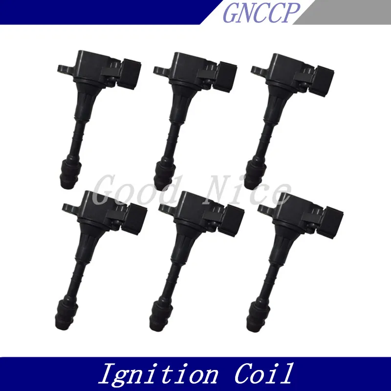 6 PCS IGNITION COIL for Nissan Frontier NV1500/2500/3500 4.0L Xterra