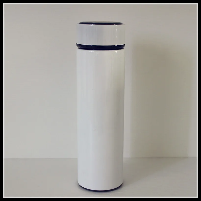 350ML/500ML Thermos  DIY Customize image photo picture colorful print LOGO name Smart LED touch screen Lip Thermal Bottle MAZWEI