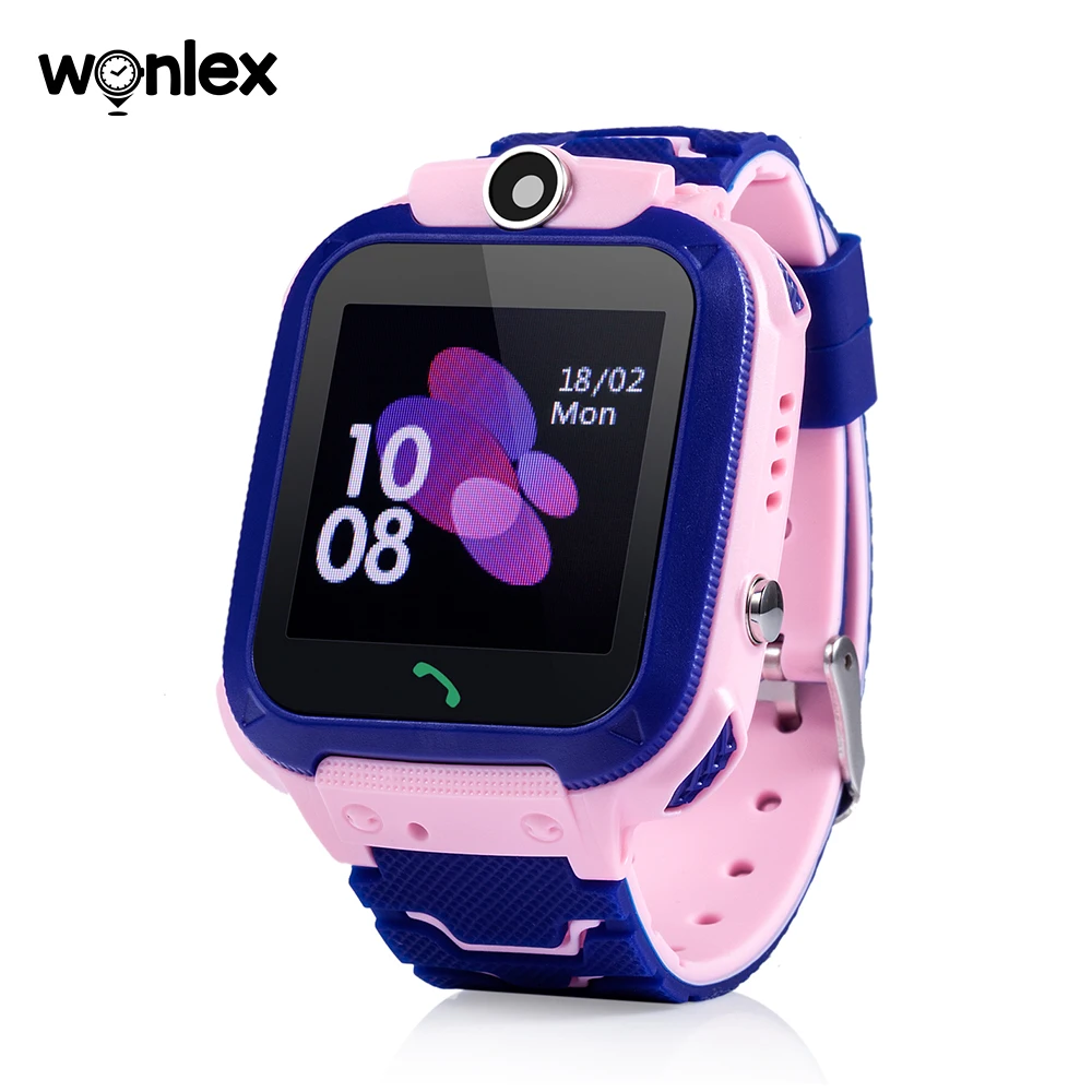 Детские умные часы Wonlex GW600S с Wi Fi цветной сенсорный экран 1 44 дюйма GPS