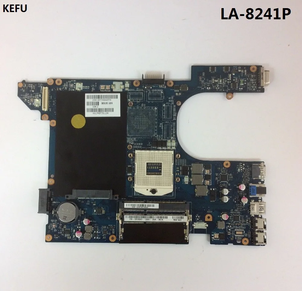 

KEFU For Dell Vostro 3560 V3560 Series Laptop Motherboard CN-0PYFNX PYFNX 0PYFNX QCL00 LA-8241P SLJ8C HM77 HD4000 Work Perfect