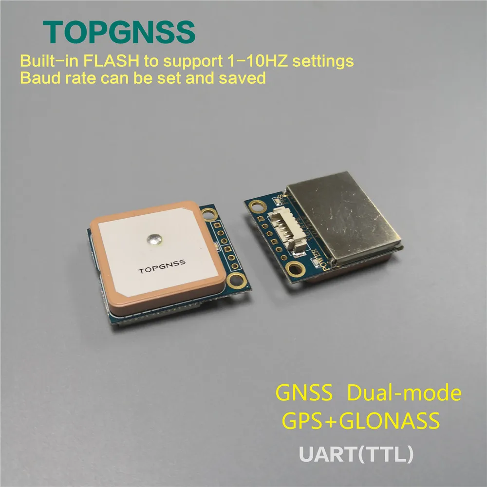 Встроенная вспышка NMEA0183 FW3.01 3 5 в GPS Modue UART GLONASS двухрежимный модуль M8n GNSS антенный