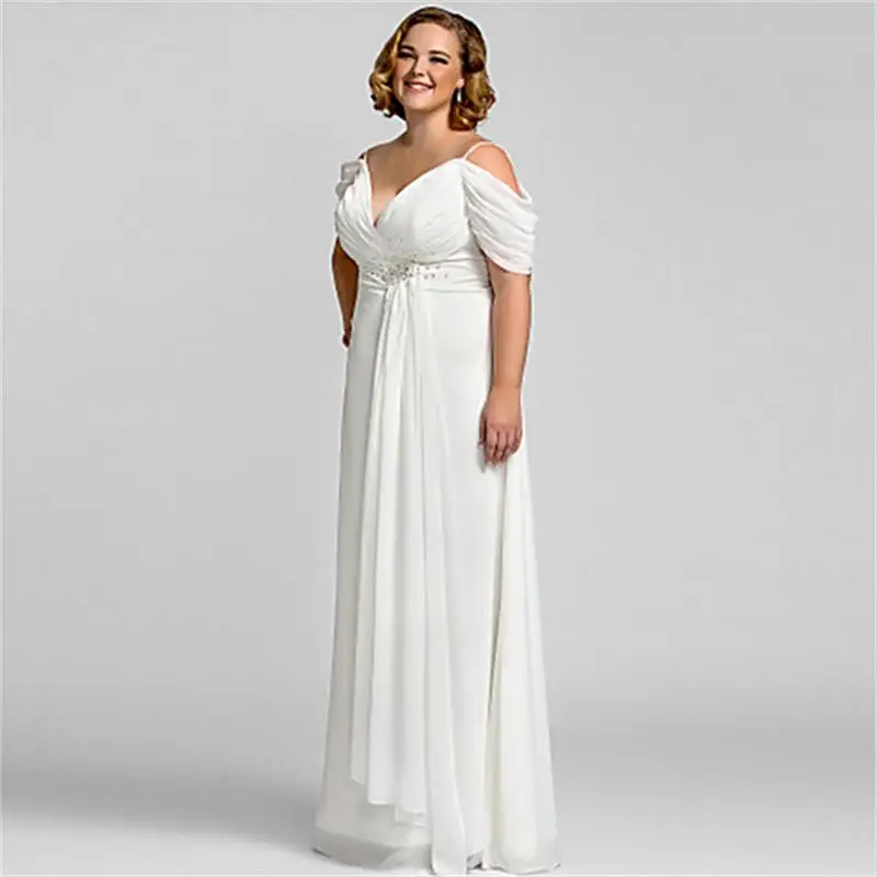 plus size white dresses uk