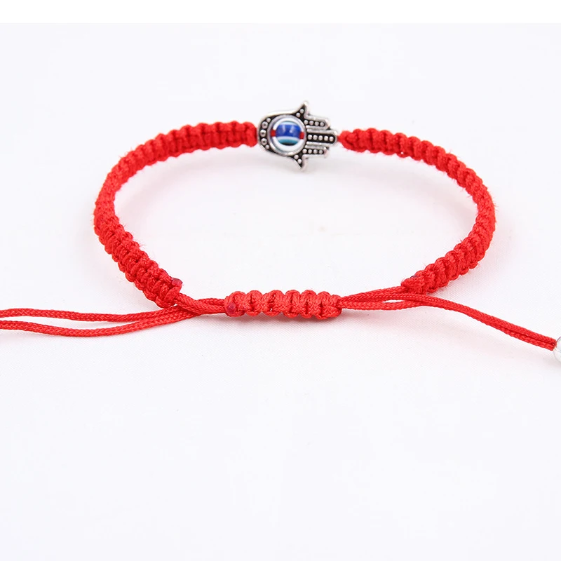 Bracelet Jewelry 1PC Handmade Braided Rope Lucky Red String Bracelet Evil Eye Charm Bracelets for Women Bring You Lucky Peaceful Adjustable size