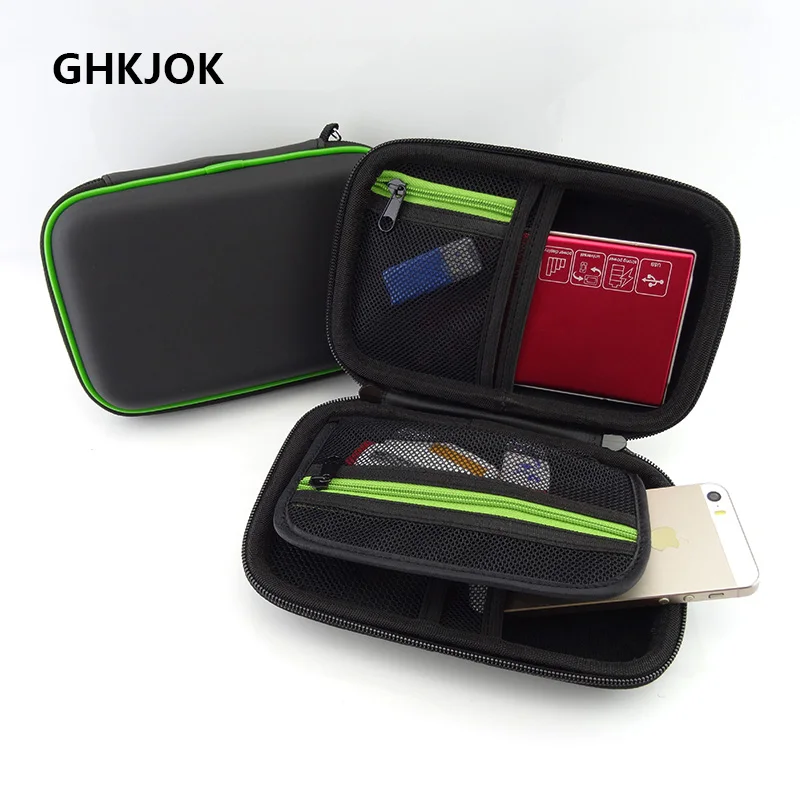 

Protection Bags for External 2.5 inch Hard Drive Power Bank Earphone USB Cable SD Cards Carrying Storage Cases Hard Cover Pouch