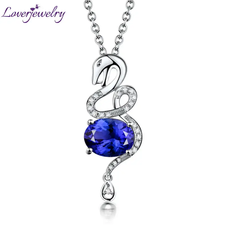 Женское Ожерелье со стразами LOVERJEWELRY элегантное ожерелье в форме змеи овальное 8x10