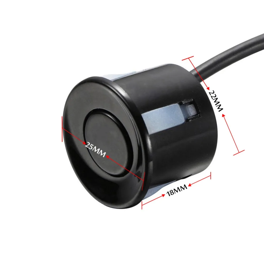 One Set Led Parking Sensor Auto Car Detector Parktronic Display Reverse Backup Radar Monitor System with 4 Sensors