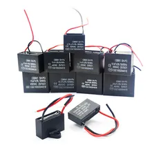 1 шт. CBB61 начиная с постоянной ёмкости, универсальный конденсатор переменного тока конденсатор вентилятора 450V CBB мотор hjxrhgal Run конденсатор с алюминиевой крышкой, 1 мкФ 1,2 мкФ 1,5 мкФ 2 мкФ 2,5 мкФ 3 мкФ 3,5 мкФ 4 мкФ