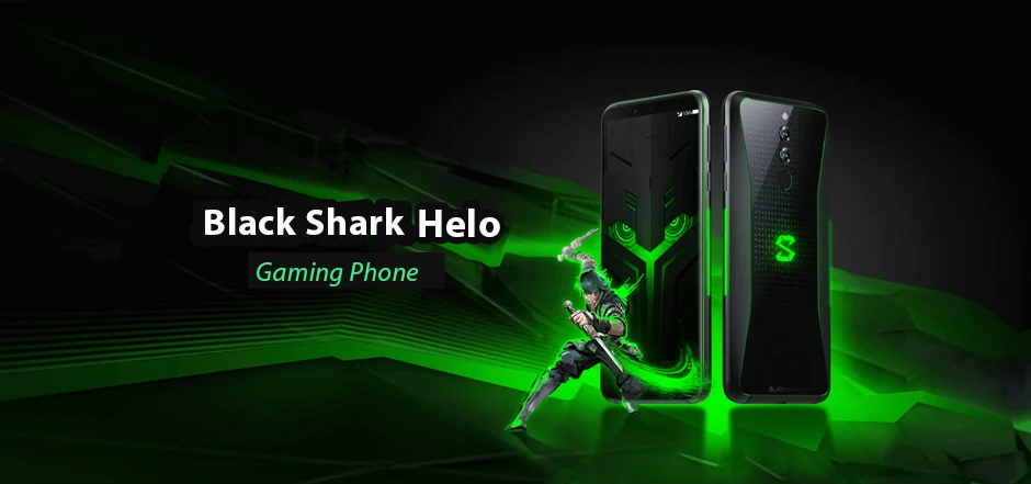 Xiaomi Black Shark Helo 10 Гб 256 ГБ игровой мобильный телефон Snapdragon 845 6,0" 18:9 полноэкранный восьмиядерный смартфон BlackShark