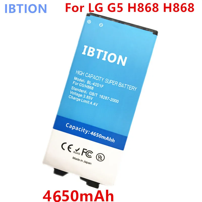 Ibtion 4650 мА/ч BL-42D1F для LG G5 Батарея H868 H860N H860 F700K H850 H830 H820 | Мобильные телефоны и