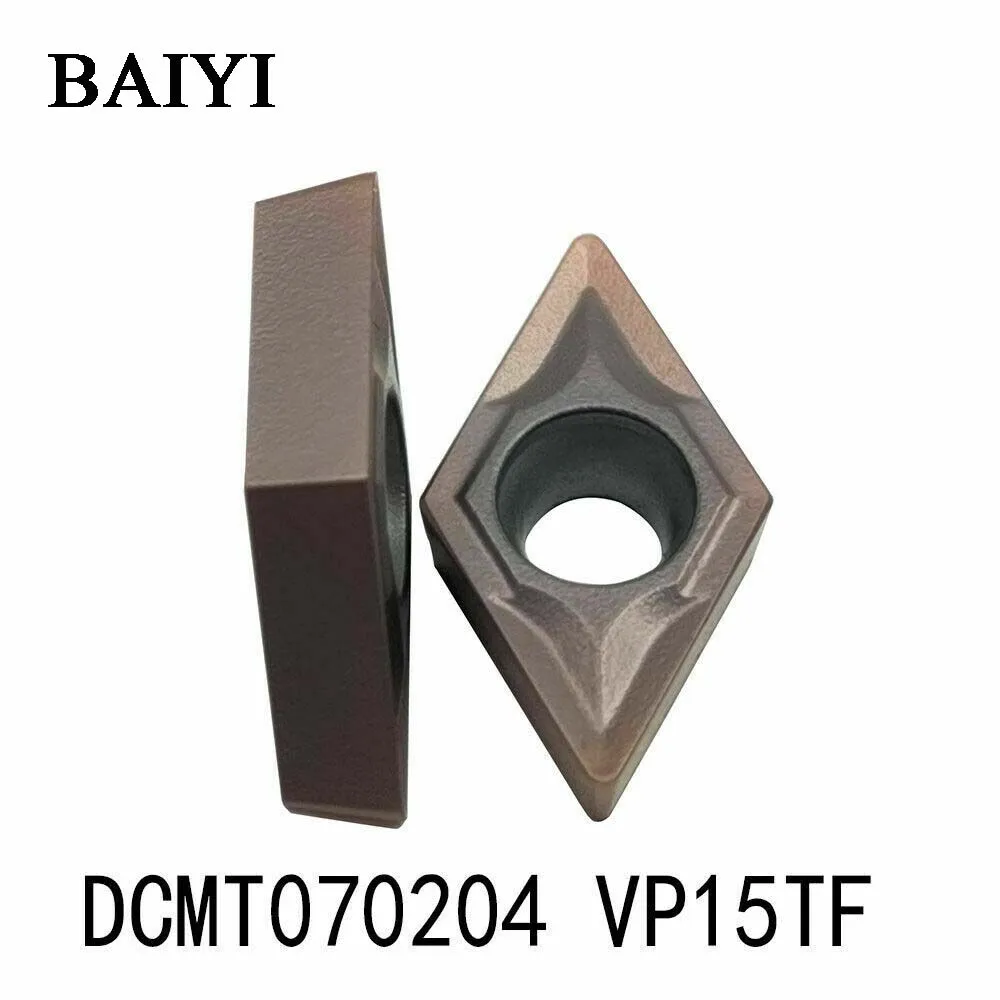 10 шт. DCMT070204 VP15TF DCMT21.51 ЧПУ Токарный Карбид вставка лезвия резак|Токарный