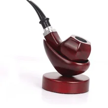 Высокое качество красного сандалового дерева ручной работы курительная трубка деревянная курительная трубка Горячая аксессуары для сигар курительные трубки LFB815