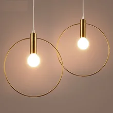 Loft Style Simple Modern LED Pendant Light Fixtures Vintage Industrial Lighting Dining Room Iron Hanging Lamp Indoor Lighting