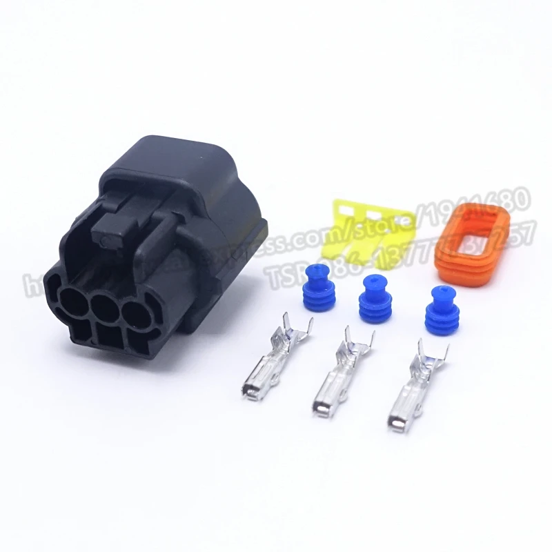 3 Ways AMP 1.8 Series Waterproof Male Car Cable Adapter Connector Plug