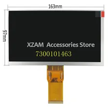 Original 7 inch polegadas 163*97mm 7300101463 e231732 hd 1024*600 tela de exibição lcd para cubo u25gt tablet pc