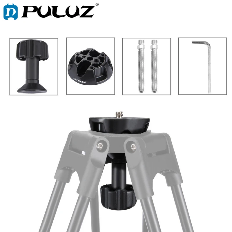 

PULUZ Bowl Adapter For Fluid Head Tripod 75mm Half Ball Flat 75*75*100mm DSLR Rig Camera Metal Bowl Adapter