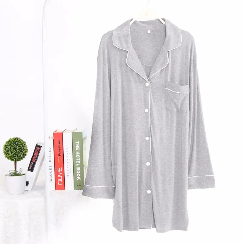 women long sleeve nightgowns (8)