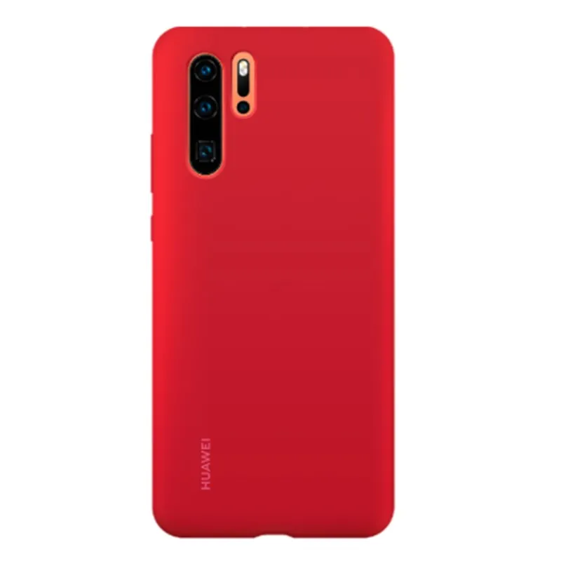 Huawei P30 Pro Case 100% Original From HUAWEI Official Liquid Silicone Protective Cover Microfiber Insided Huawei P 30 P 30Pro