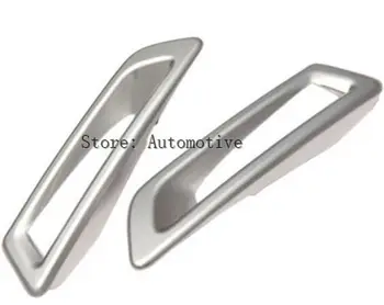 

2pcs Chrome For Land Rover Discovery Sport ABS Gloss Black Front Fog Lamp Cover Strips Trim 2015 2016 2017