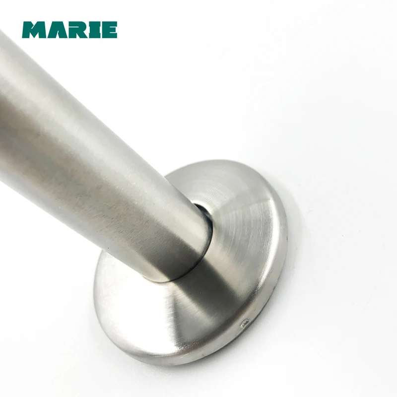 DS011 Stainless steel#304 Sliver Wall Mounted Door Stop Stopper Rubber Holder Catch Floor Fitting