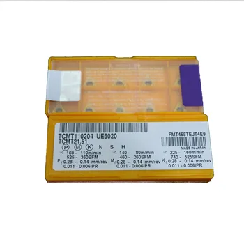 

10pcs Carbide Insert TCMT110204 UE6020 TCMT 21.51 UE6020 CNC Cutter Accessory