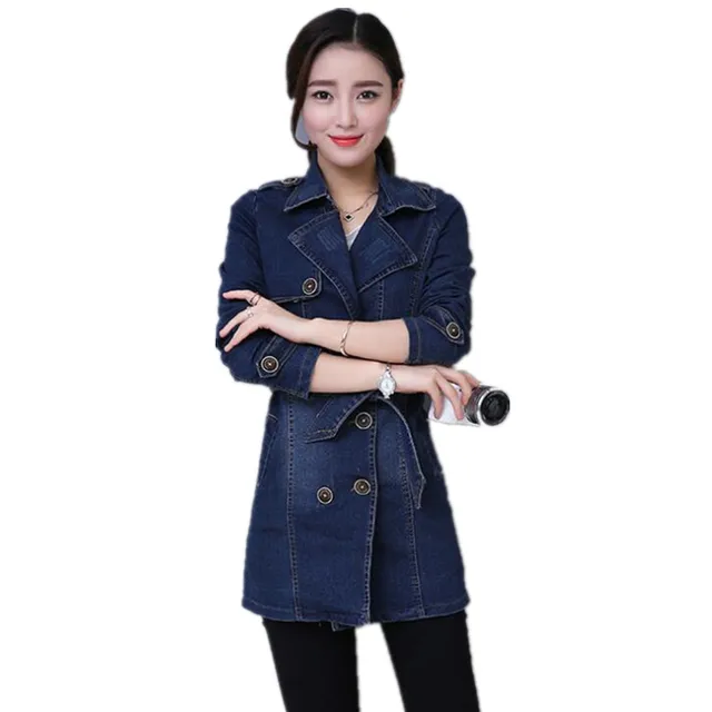 2018 Casual Denim Jacket Women Coat Windbreaker Long Sleeve Spring Jacket Women's Clothing Tops Slim Korean Style Hot New R291