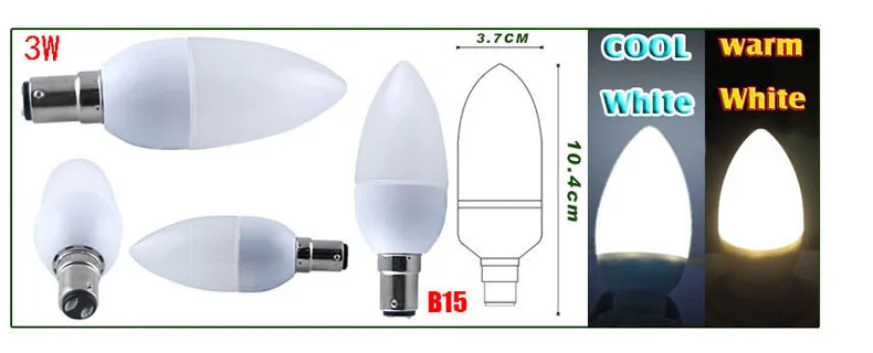 6 шт./лот светодиодный лампы E14 E12 B15 E27 B22 SMD2835 110 V-220 V светодиодный Свеча светильник 3 Вт 5 Вт 8 Вт Светодиодный Люстра белый/теплый белый светодиодный светильник