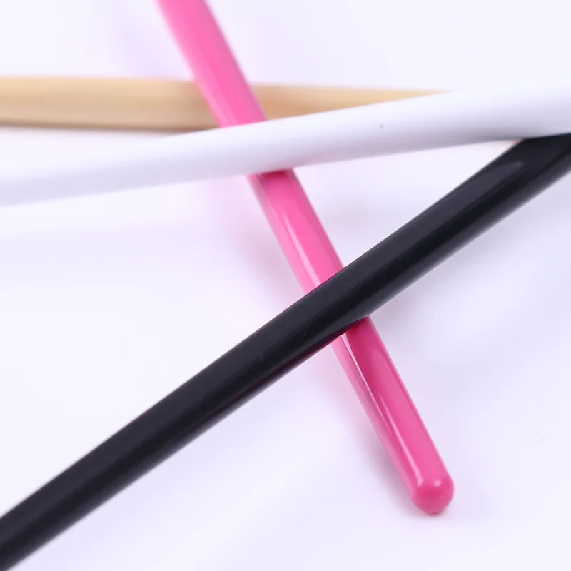 1 PC Nail Art Powder Dust Clean Brush Black Pink Handle Drawing Painting Brush Pen for UV Gel Manicure Nail Art Tools