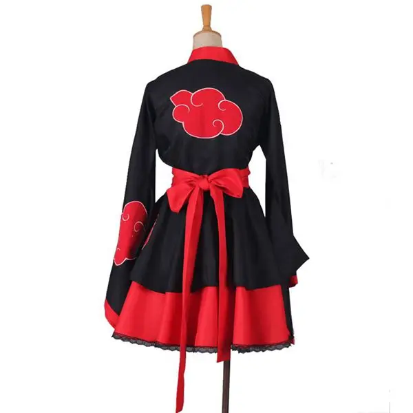 

Naruto: Shippuden Akatsuki Costumes NARUTO Sasuke lolita Skirts Lolita kimono dress anime Cosplay Halloween party uniform