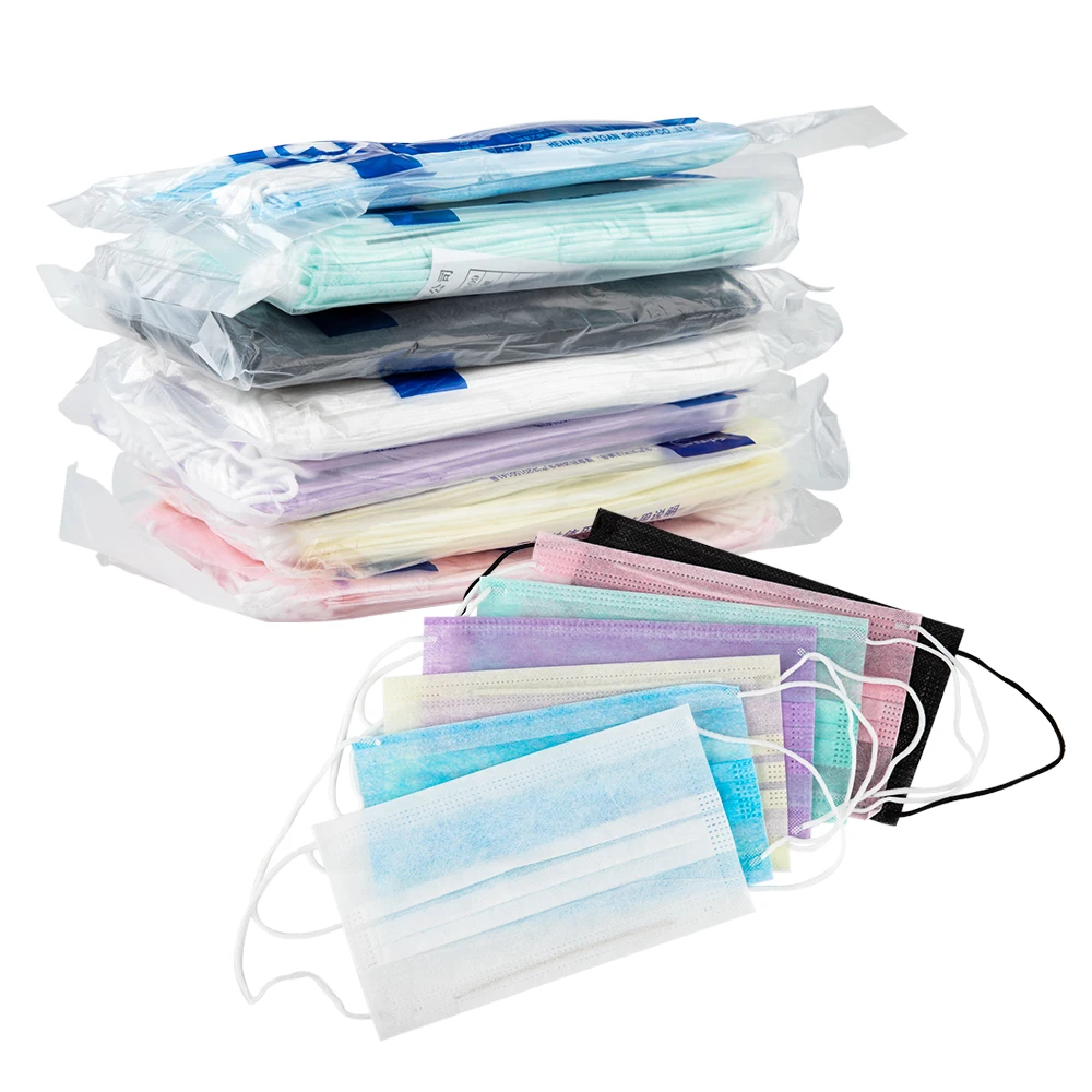 

20PCS/Pack Colored Windproof Anti-dust Cotton Mask Disposable Nose Face Care Eyelash Extension Non-woven Fabric Muffle Masks