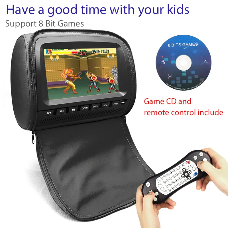 9-inch-Car-Headrest-DVD-Player-1080P-Video-Monitor-Leather-Cover-Black-IR-Wireless-Headphones-Touch-Screen-(8)
