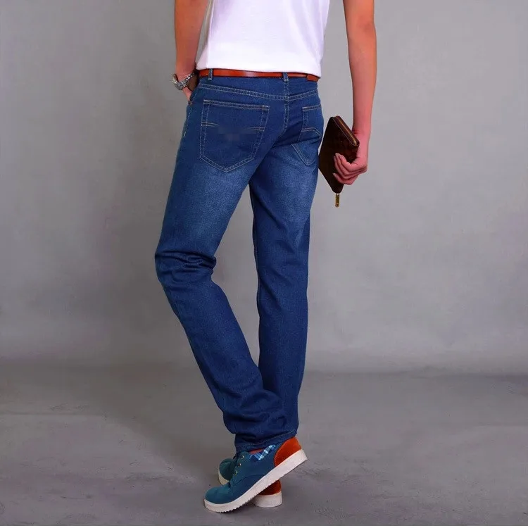 Jeans Men 2019 Spring Summer New Personality Vintage Mid Waist High Street Slim Fit Ripped Denim Pants Plus Size