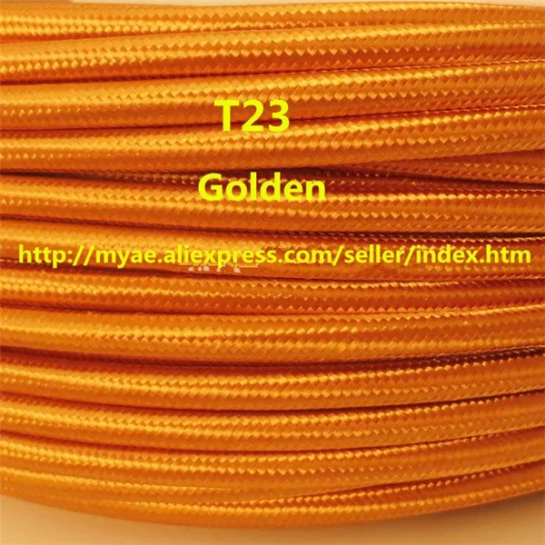 10 ma lot of 2 nuclear power cable cable power cord knitting textile fabric silk braided wire cable cloth vintage cable (8)