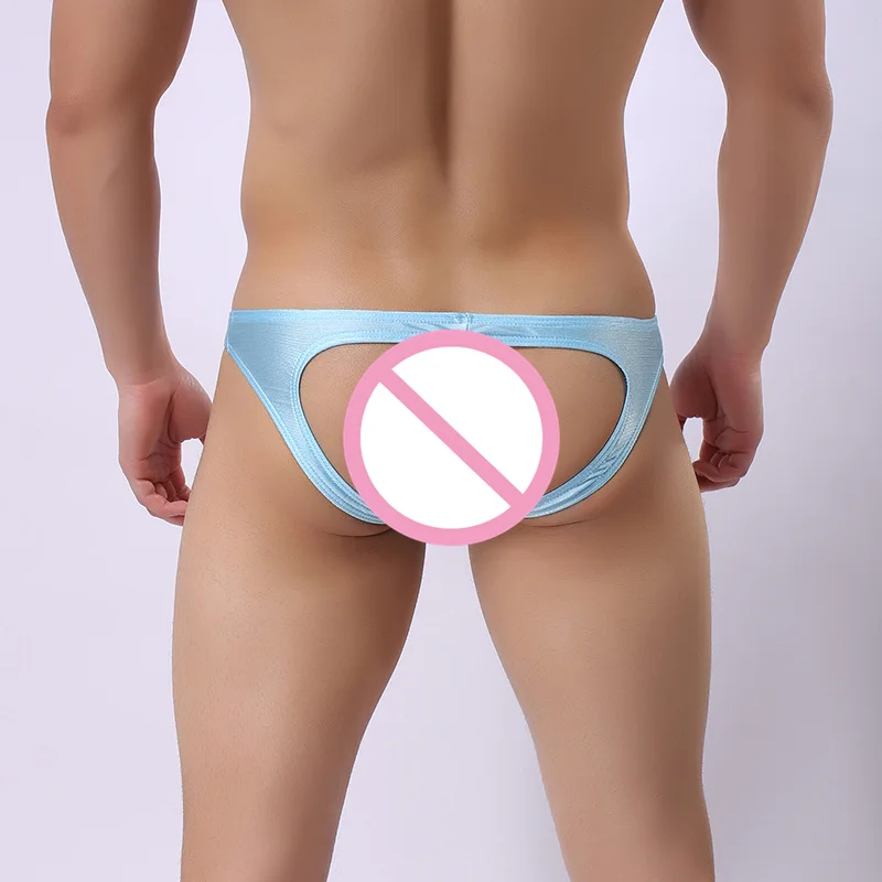 AIIOU сексуальное эротическое мужское нижнее белье из ледяного шелка мужские трусы