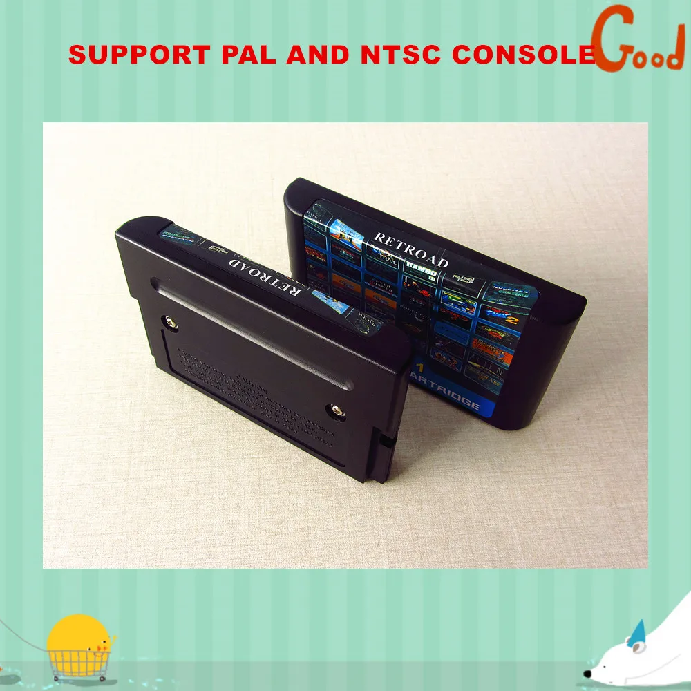16 бит 112в1/126в1/196в1 мульти игровая карта для оригинальной PAL/NTSC sega Megadrive Genesis ТВ игровая консоль