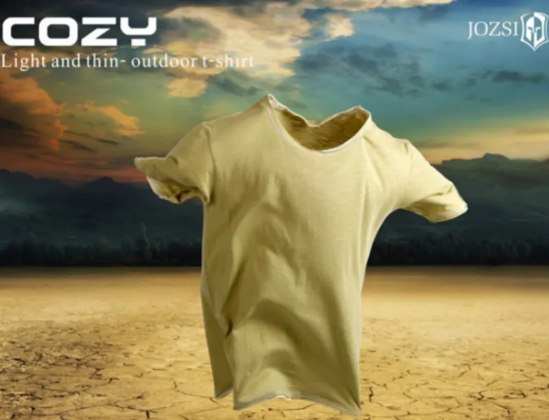 

JOZSI New T-shirt Men Short Sleeve Rock Casual 100% Cotton Breathabel Tshirt Coolmax Tops