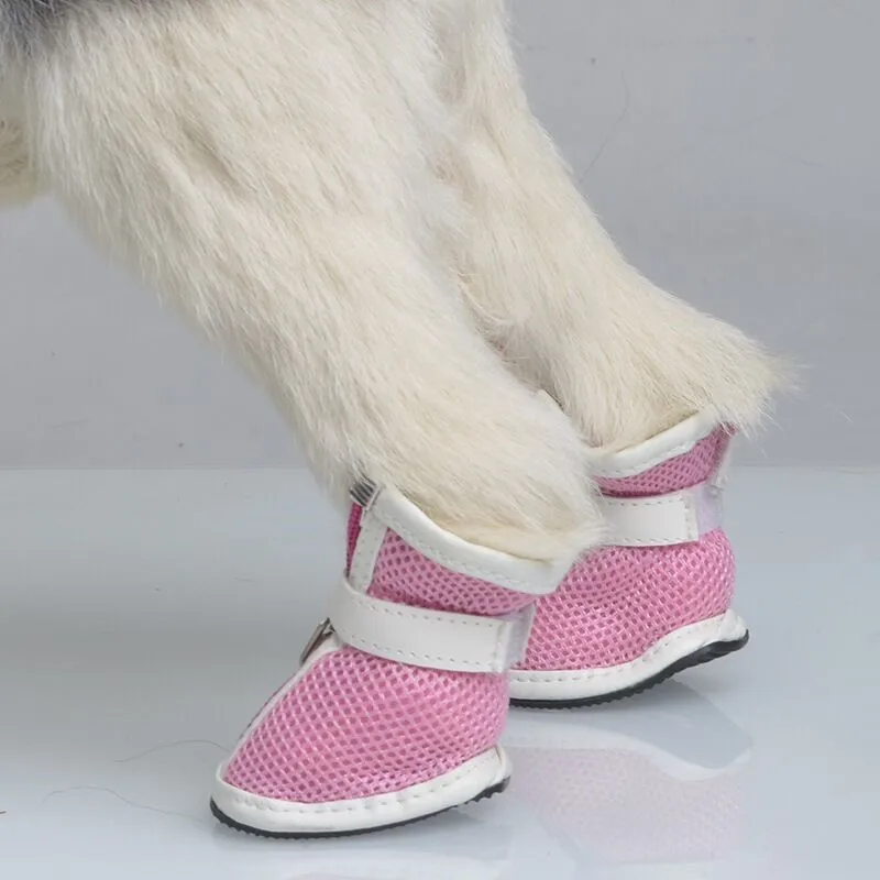 G91 Милая обувь для домашних животных дышащая обувь для щенков Ctas сетчатая поверхность спортивная обувь для отдыха весенняя обувь для собак 4 шт./компл. для плюшевых гостей