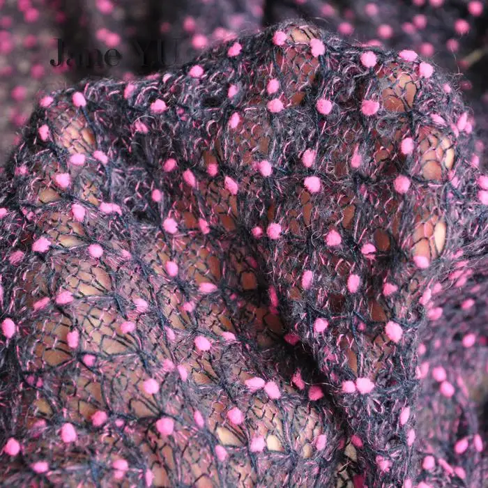 JaneYU бежевый шарик для волос шерстяная ткань осень и зима одежда юбка ткань 50x160 см