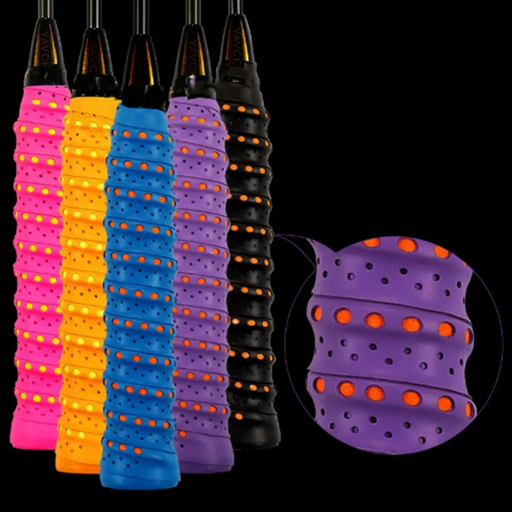 

11 Colors Anti Slip Racket over Grip Roll Tennis Badminton Squash Handle Tape Badminton Racket Sweat Band