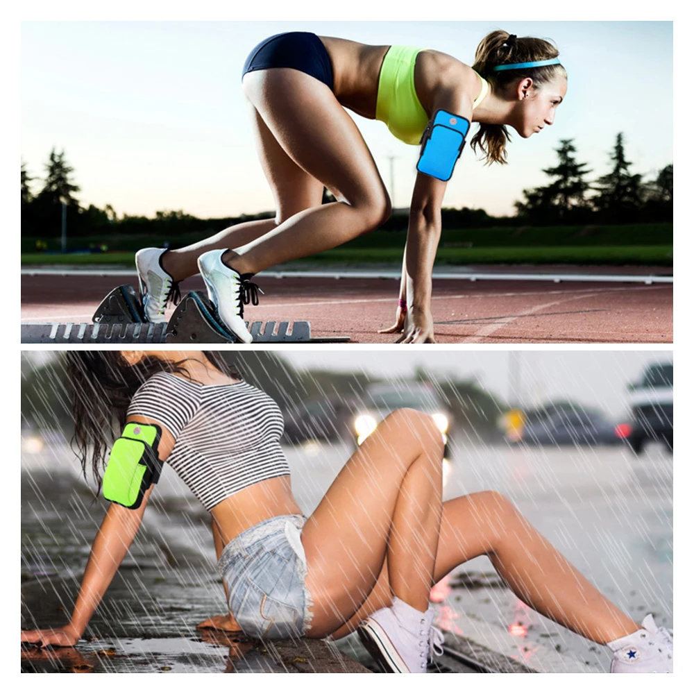 2018 Running bolsas de deporte de las mujeres de los hombres teléfono móvil Paquete De Armas equipo deportivo Jogging correr accesorios bolsa de escalada al aire libre bolsa de brazo