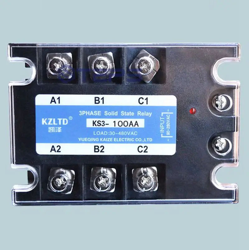 Three phase solid state relay 100A AC to AC 380v explosion proof non